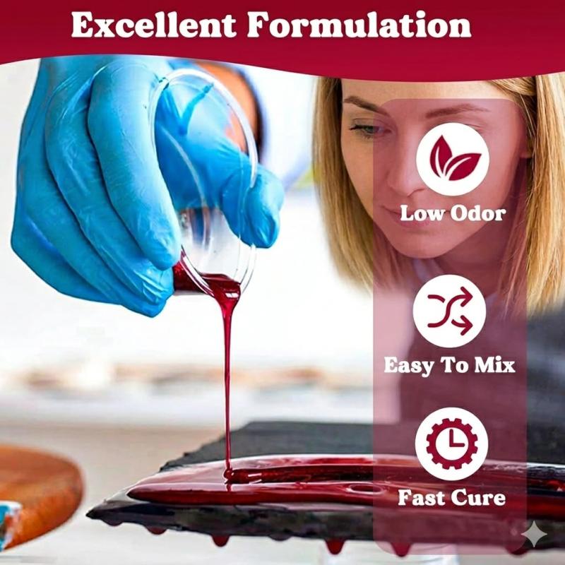 Galactic Resin Clear Epoxy Resin Kit 1-1 – Crystal Clear Casting & Coating Resin