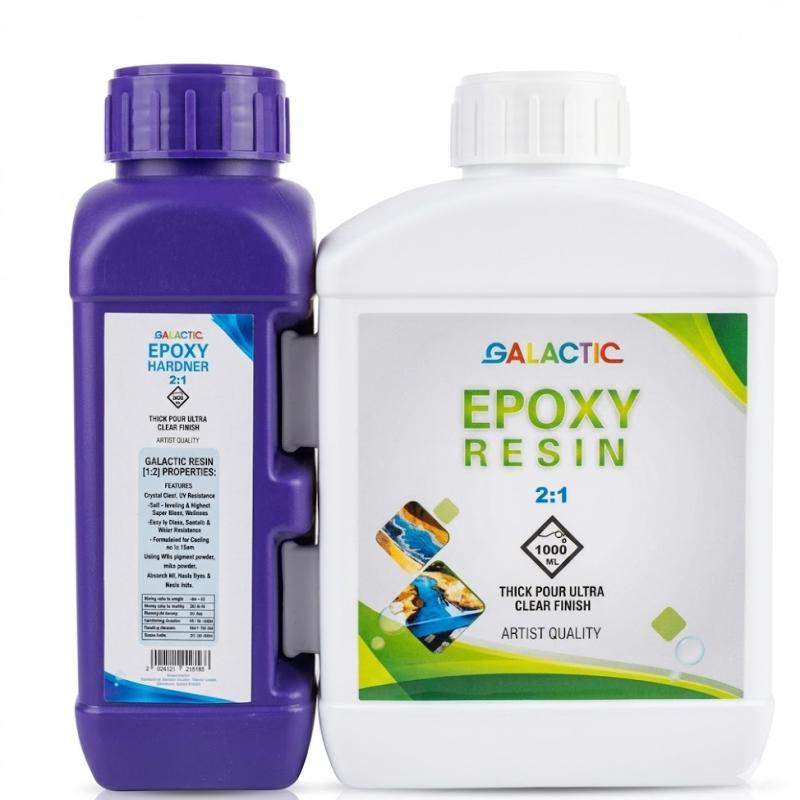 Galactic Resin 2:1 Clear Epoxy Resin for River Tables and Deep Casting