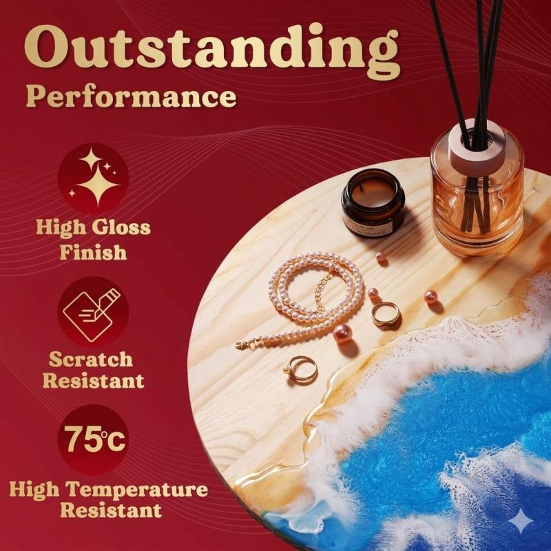 Galactic Resin Clear Epoxy Resin Kit 1-1 – Crystal Clear Casting & Coating Resin