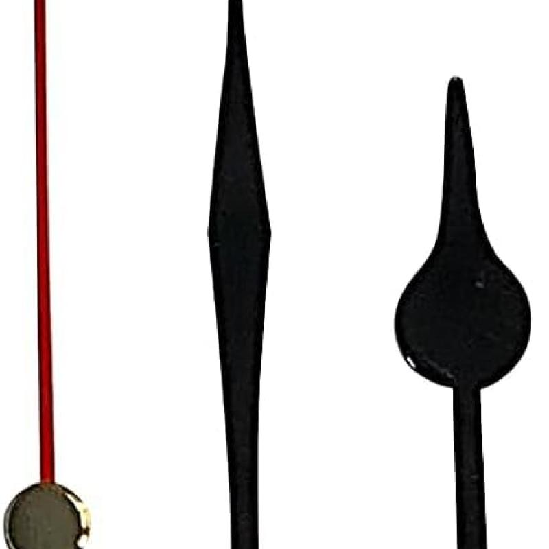 عقارب ساعة كوارتز معدن أسود 33 سم / 24 سم كبس