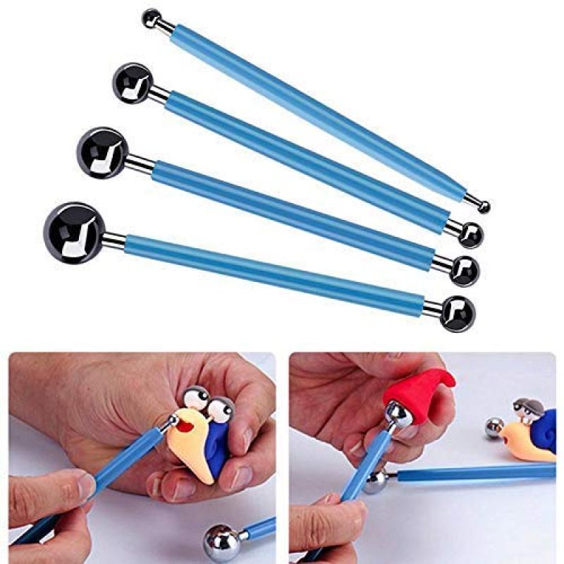 Metal Ball Tools for Clay & Fondant – Sculpting and Shaping Set