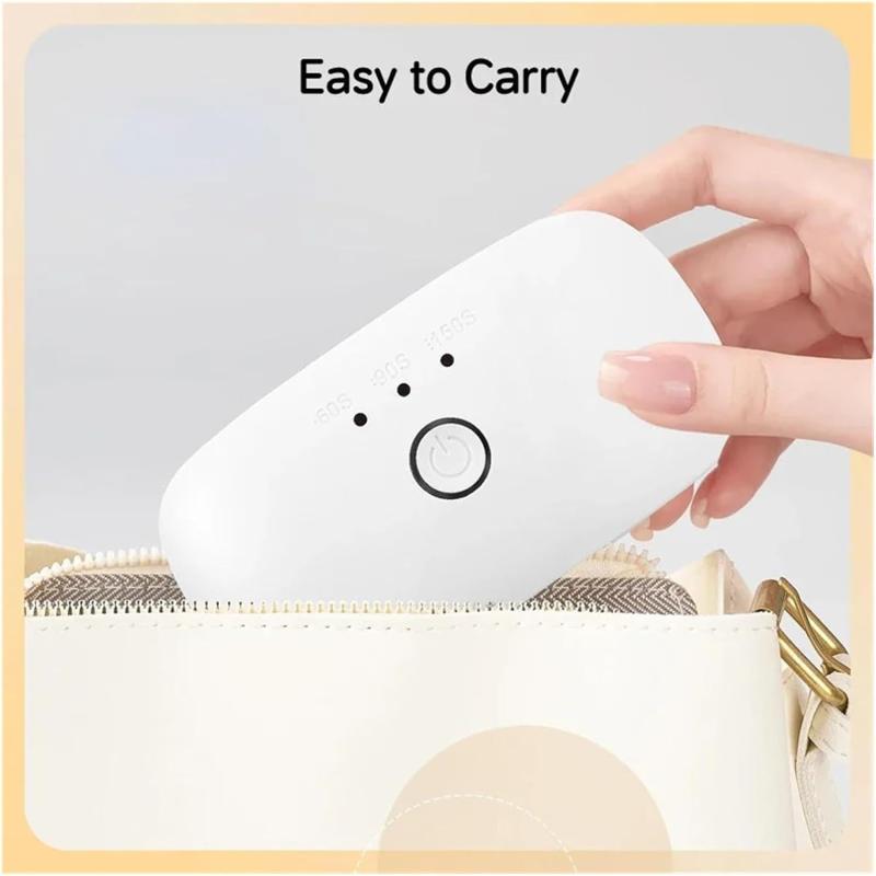 24W Rechargeable UV LED Nail Lamp Mini Nail Dryer