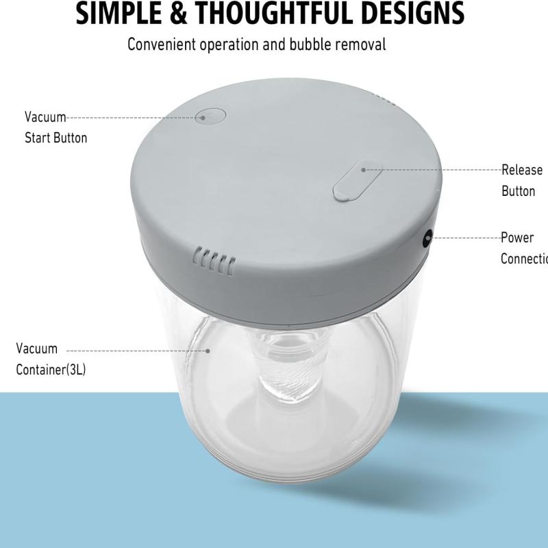 Resin Bubble Remover Vacuum Chamber