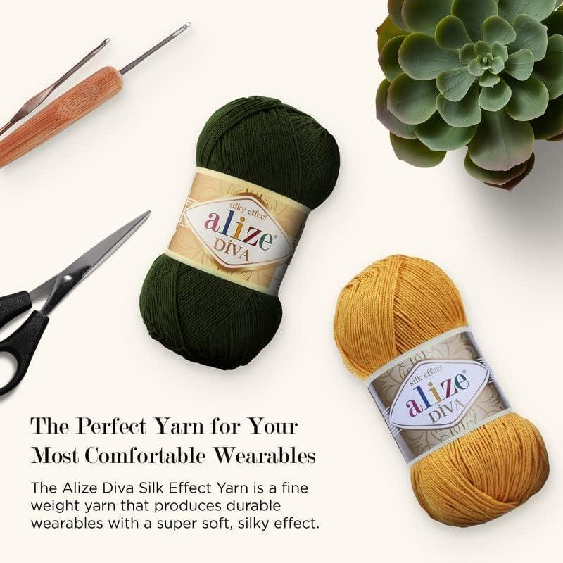 اليز بكرة خيوط اكريليك مايكروفايبر