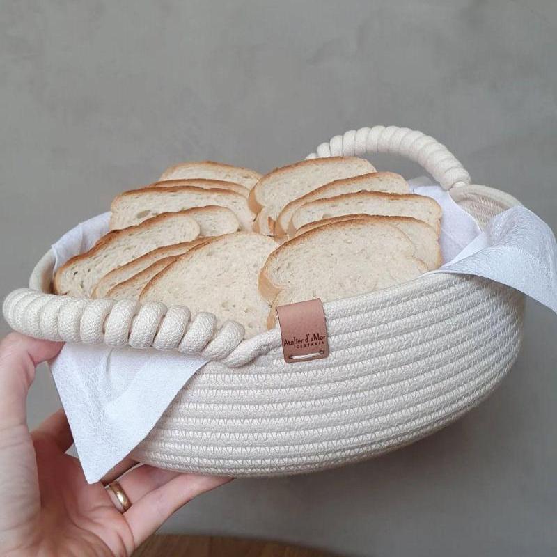 حبل تريس لصنع السلال والكرافت 8 مم — لون كرميدي