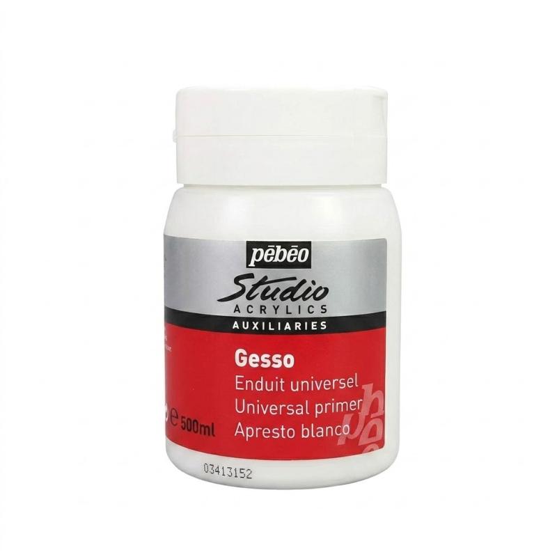 Pebeo Studio Acrylics Gesso Universal Primer 500ml