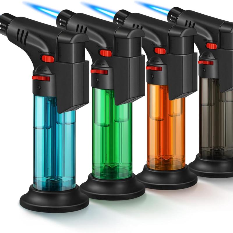 Portable Butane Torch Lighter Windproof Refillable
