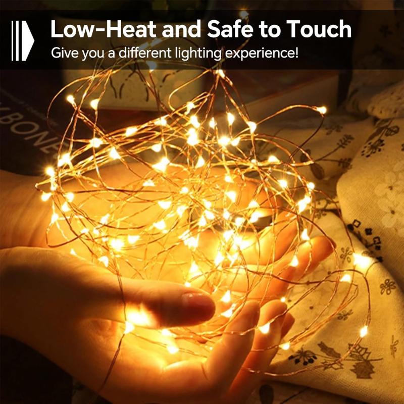 LED Fairy String Lights 20 LEDs Battery Operated