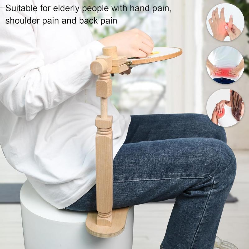 حامل تطريز خشبي للحضن