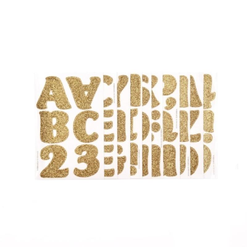 ArtSkills Glitter Letter and Number Stickers for Posters and Projects