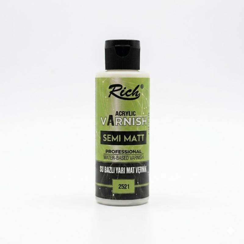 Rich Acrylic Semi Matte Varnish 120 ml