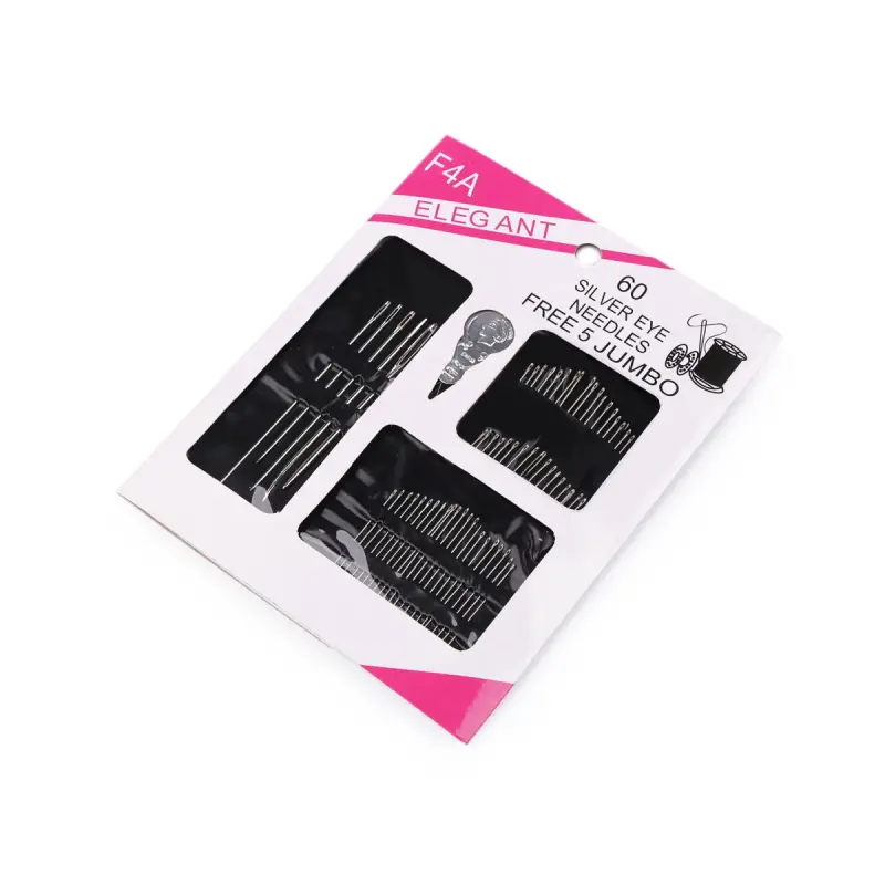 مجموعة إبر خياطة يدوية 60 قطعة مقاسات متنوعة