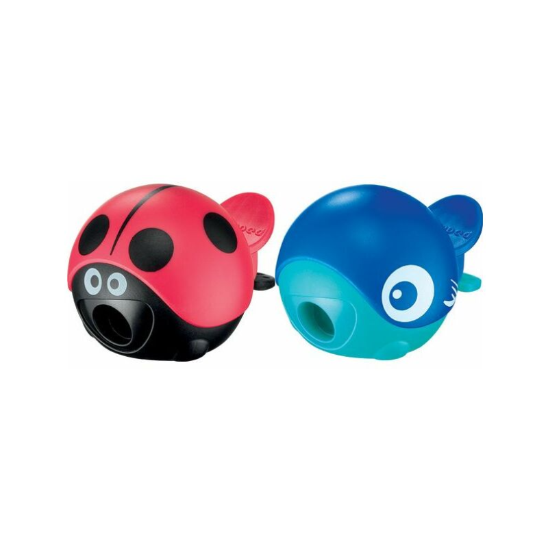 Maped Croc Croc Animal Pencil Sharpener Fish & Ladybug