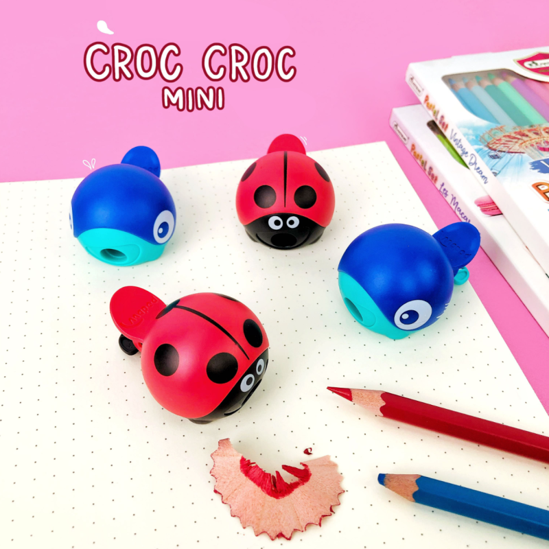 Maped Croc Croc Animal Pencil Sharpener Fish & Ladybug