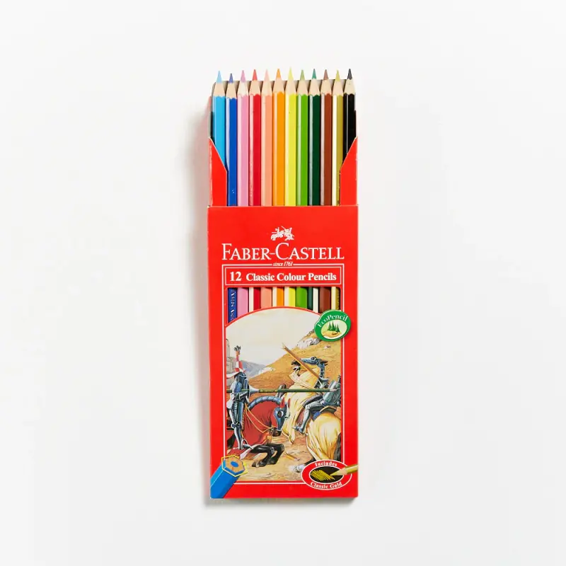 Faber-Castell Classic Colour Pencils 12 pieces