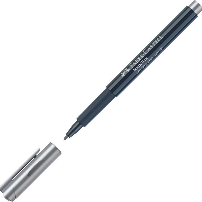 Faber-Castell Metallics Marker BK Farbe 251 Silver