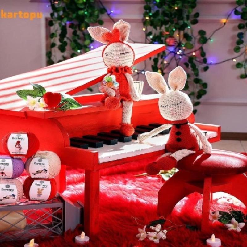 خيط كرتوبو أميغورومي قطن الأطفال – خيط ناعم لمشاريع الأطفال