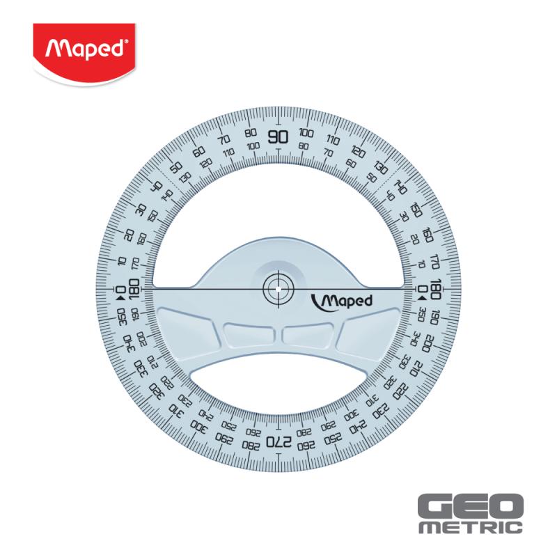 Maped Geometric Protractor 360° – 12 cm
