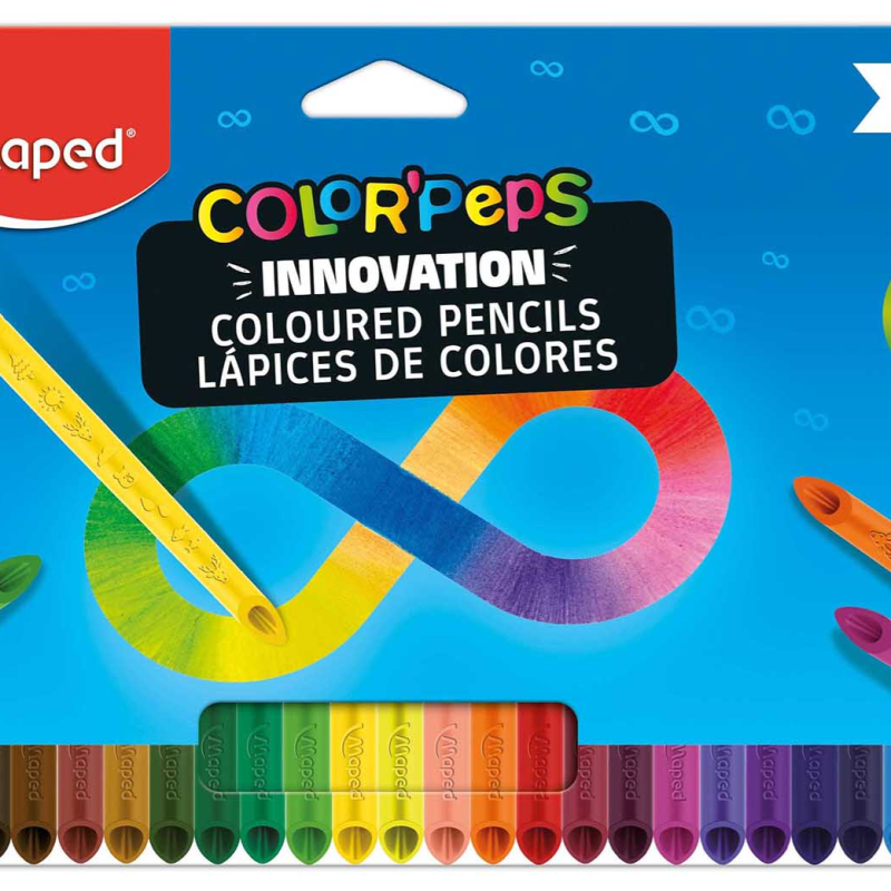 Color’Peps Innovation coloured pencils, box of 24