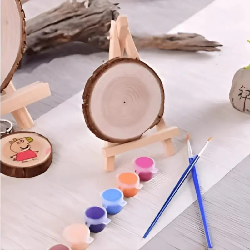 Natural Wood Slices Pine Wood Rounds for Painting & Crafts