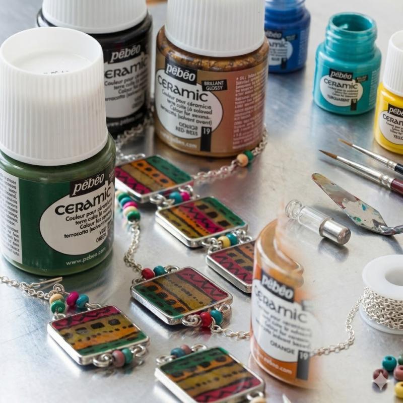 Pebeo Ceramic Paint 45ML Glossy Enamel Effect