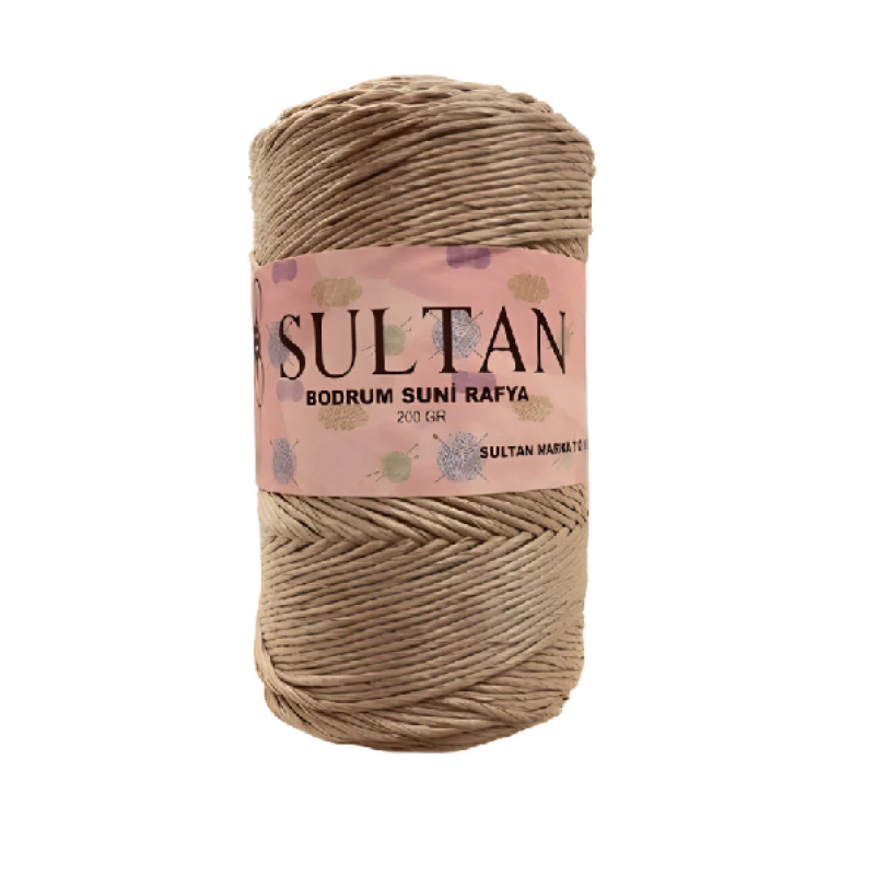 Artificial Raffia Macramé & Knitting Thread 200g — Natural Look | Multiple Colors