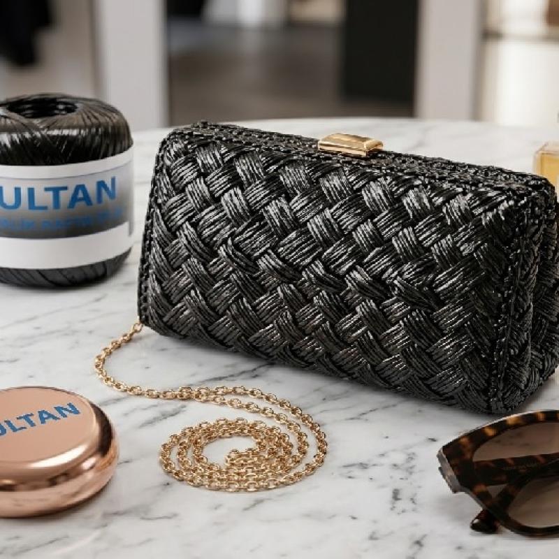 خيط رافيا معدني Sultan 50 متر | ألوان متعددة